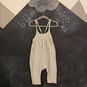 Rylee + Cru Gigi stripe jumpsuit romper